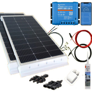 Wohnmobilanlage 200-260W weiß mit Victron