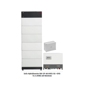 Solis Hybridinverter RHI-3P-6K-HVES-5G + BYD 16.6 (HVM) mit Notstrom
