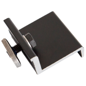 ALTEC Modul-Endklemme-Set, Sechskantschr. M6, H=30 mm, schwarz, Schnittkante