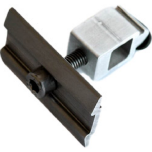 ALTEC Modul-Mittelklemme Set universal, H=30-40mm,M8,schwarz