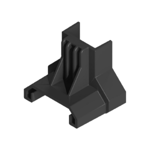 ESDEC ClickFit EVO Trapezblech Endklemmenstütze schwarz